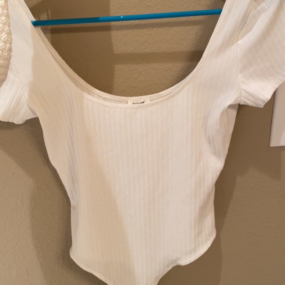Garage clothing white body suit